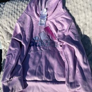 Adidas Light Pink Gradient Hoodie